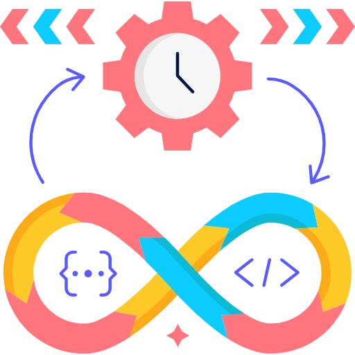 DevOps and cloud automation icon by a global software development company